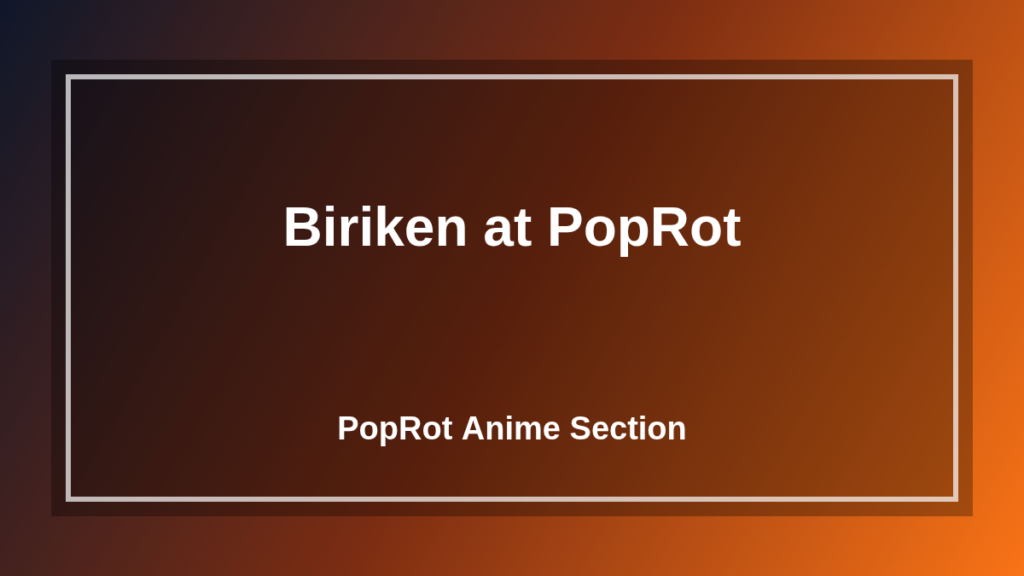 Biriken at PopRot at PopRot banner